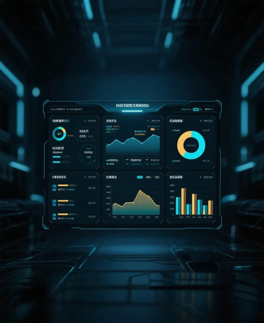 数据计划与趋势分析可视化界面